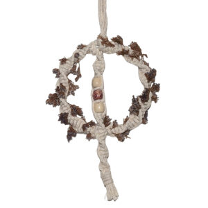 Blumenkranz mini - Frühling und Makramee